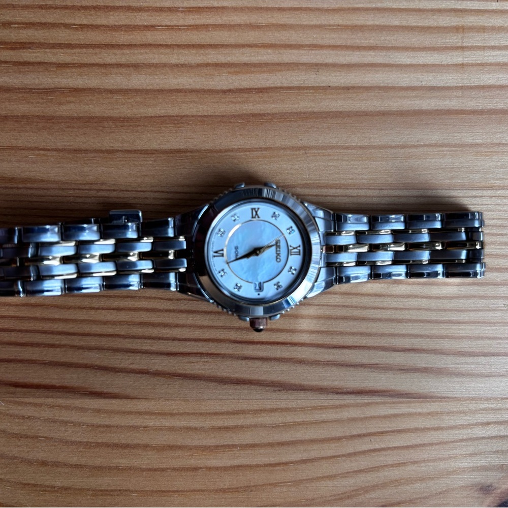 Seiko Women's Two-Tone Silver and Gold Watch